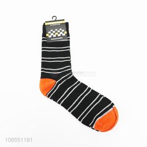 Wholesale custom desgin men socks mid-calf length polyester socks