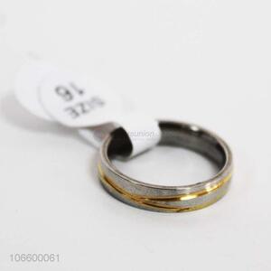 Promotional price adults stylish alloy band ring fashion jewelry