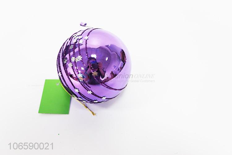 Latest design Xmas decoration delicate glass ball bauble