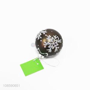 Customized cheap decorative Christmas glass ball pendant