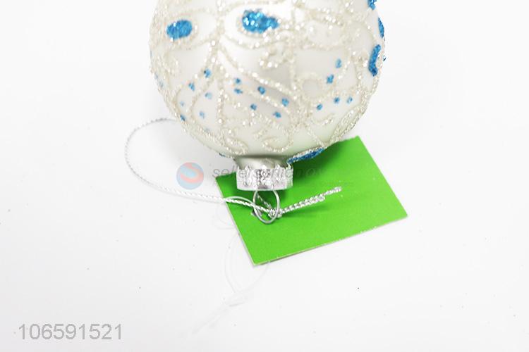 Low price Christmas tree hanging bauble glass ball