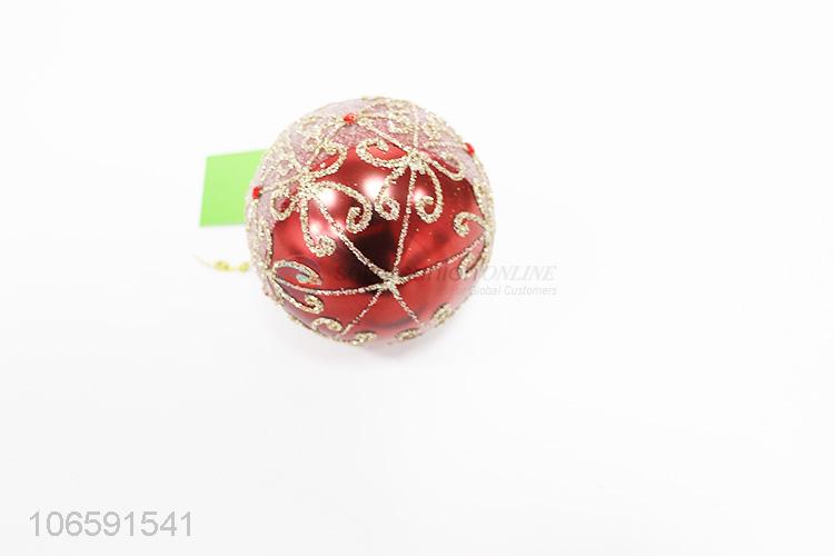 Newly designed Xmas decoration delicate glass ball bauble