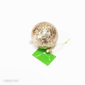 Promotional cheap decorative Christmas glass ball pendant