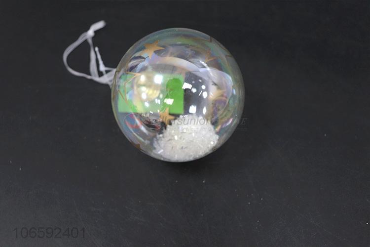 China supplier Xmas decoration delicate glass ball bauble