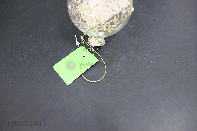 Hot selling Christmas decoration supplies glass ball