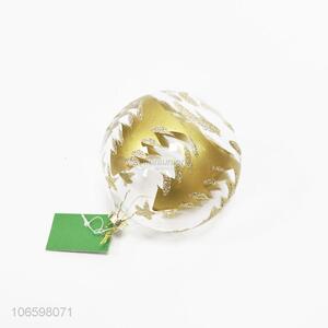 Hot sale Christmas hanging ball hand paint glass ball