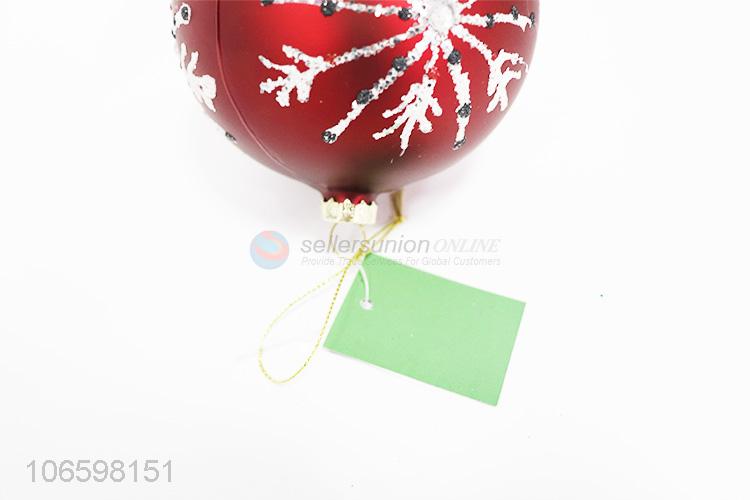 Attractive design Christmas hanging ball glass ball