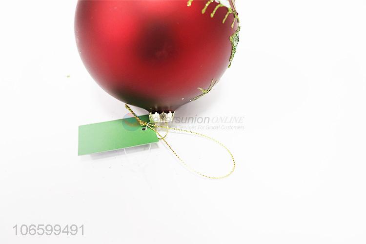High sales Christmas ornaments personalized hand paint glass balls