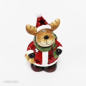 Most popular decorative ceramic reindeer figurine ornaments for Christmas