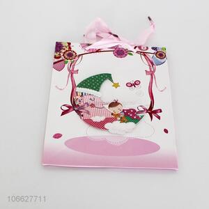 Credible quality custom printed paper packaging bag gift bag