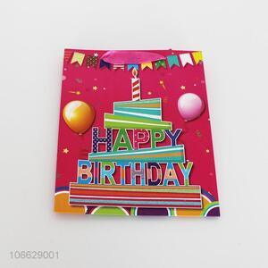 New durable custom logo paper gift bag for birthday party