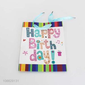 Reasonable price custom logo paper gift bag