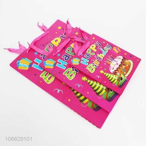 Suitable price foldable custom various sizes paper gift bag