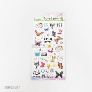 Promotional cheap fashion pvc stickers animal stickers