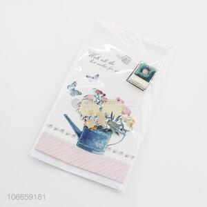 Wholesale Flower Pattern Paper Greeting Card