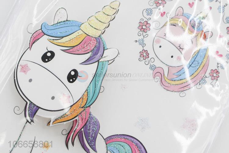 Lovely Unicorn Pattern Paper Greeting Card