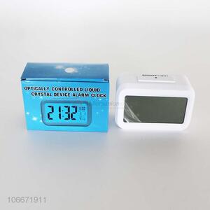 High Quality Optically Controlled Led Liquid Crystal Device Alarm Clock