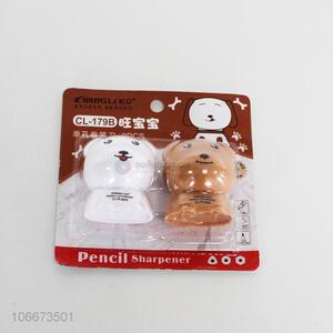 Cute Dog Shape Plastic Pencil Sharpener