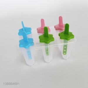 Best Price 6 Pieces Plastic Ice Pop Mould