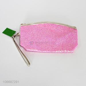 Wholesale fashion glitter cosmetic bag for women