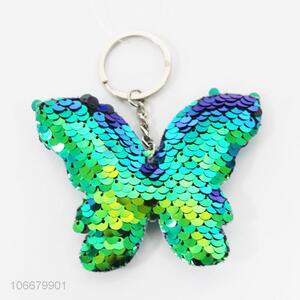 Best Quality Sequins Butterfly Key Chain