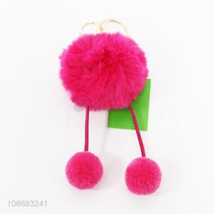 Good Sale Pompon Ball Key Chain Decoration