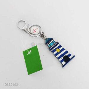 Wholesale Unique Design Acrylic House Shaped Key Chain