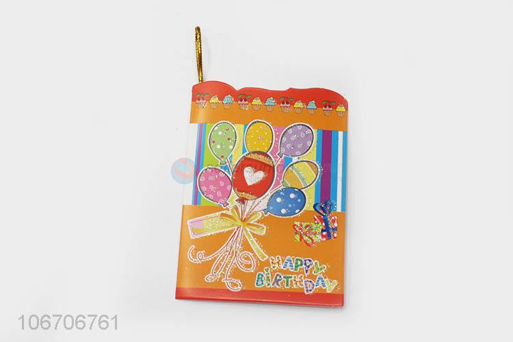 Factory direct sale rectangle birthday cards birthday greeting card