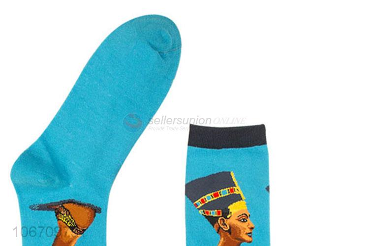 Wholesale Fashion Cotton Crew Men Middle Tube Socks