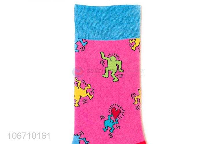 Custom Design Wholesale Men'S Mid Calf Cotton Comfortable Socks