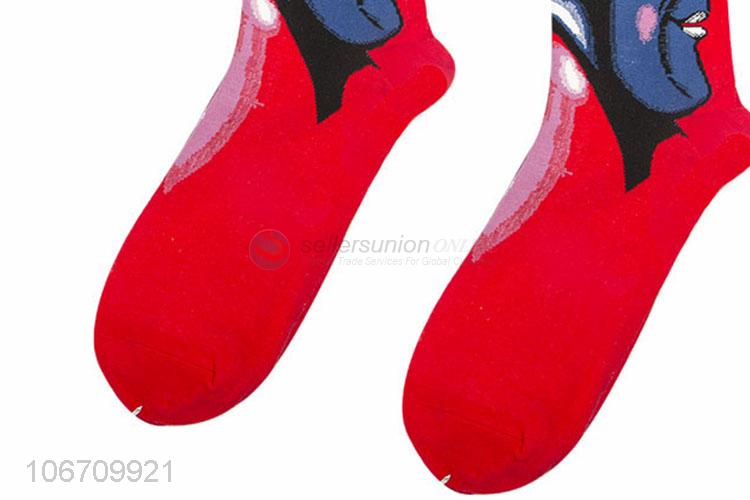 Latest Design Breathable Mid-Calf Length Sock Men Cotton Sock