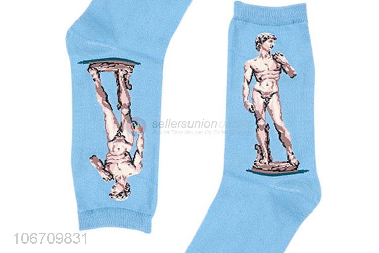 Best Price Comfortable Cotton Mid-Calf Length Sock Men Socks