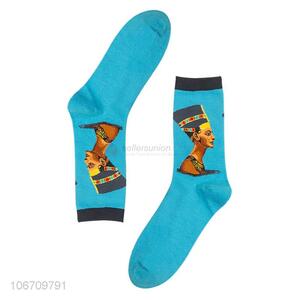 Wholesale Fashion Cotton Crew Men Middle Tube Socks