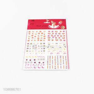 Fashion Nail Art Accessories Colorful Nail Sticker