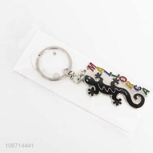 Good quality lizard shaped zinc alloy key chain fashion souvenir