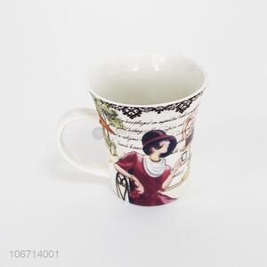 High quality fashion painted ceramic drinking cup ceramic mug