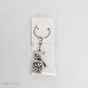 Cute design 3D bear zinc alloy souvenir key chain