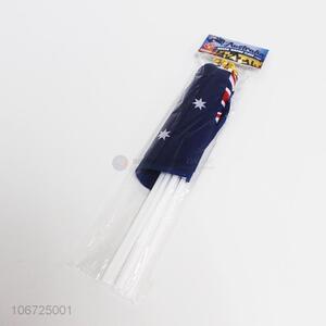 Suitable price 6pcs plastic stick Australian hand flags