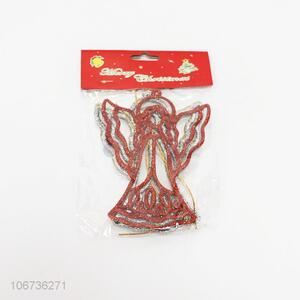 Recent style 3pcs glitter angel ornaments Christmas decorations