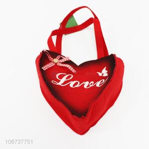 Promotional elegant heart shaped nonwovens basket nonwovens crafts