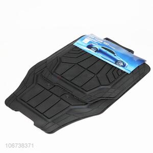 Custom logo 4pcs non-slip pvc car floor mat