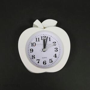 Cute Design Apple Shape Plastic Alarm Clock