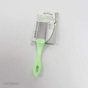 Top Selling Plastic Handle Stainless Steel Foot File