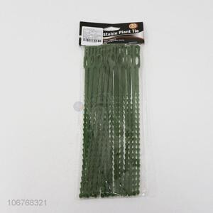 Low price 30pcs adjustable flexible plastic plant ties