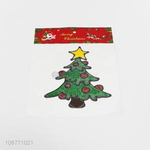 Good Sale Christmas Tree Pattern PVC Window Stickers