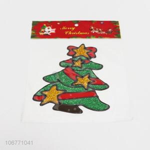 New Design Colorful Christmas Tree Pattern Window Stickers