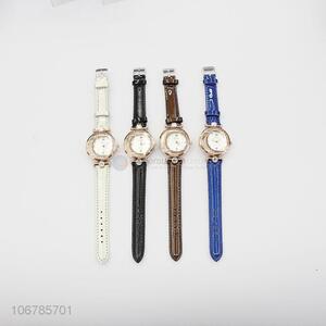 High Quality PU Watchband Wrist Watches For Women