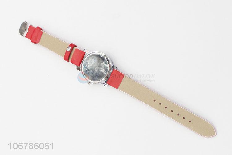 Fashion PU Watchband Ladies Watch Best Wristwatch