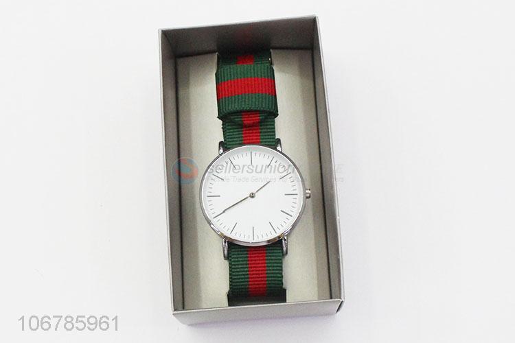 Wholesale Colorful Watchband Fashion Women Wrist Watch