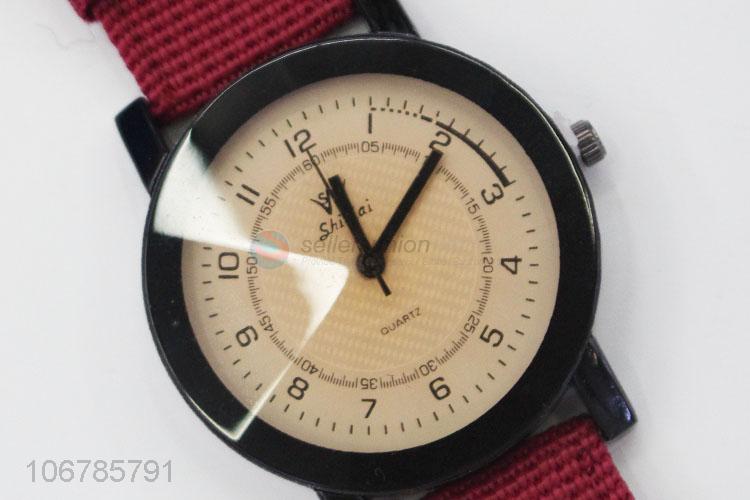 Wholesale Comfortable Cloth Watchband Watch For Women